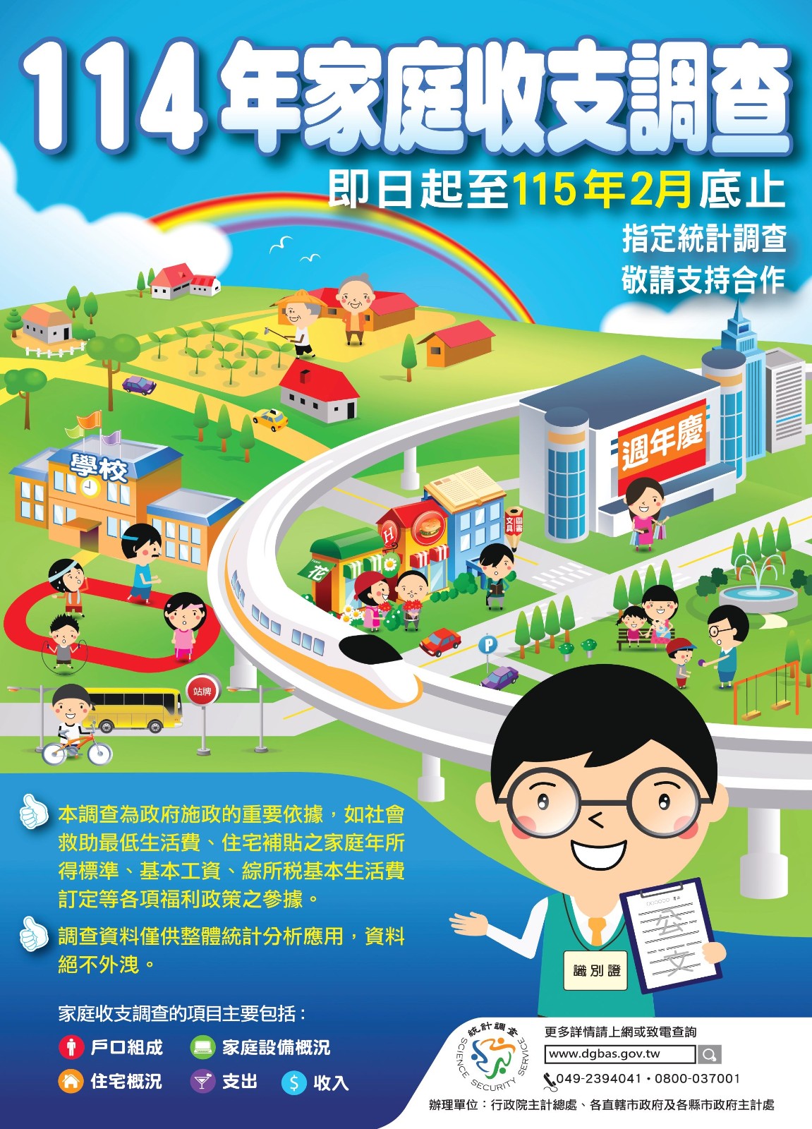 114年家庭收支調查